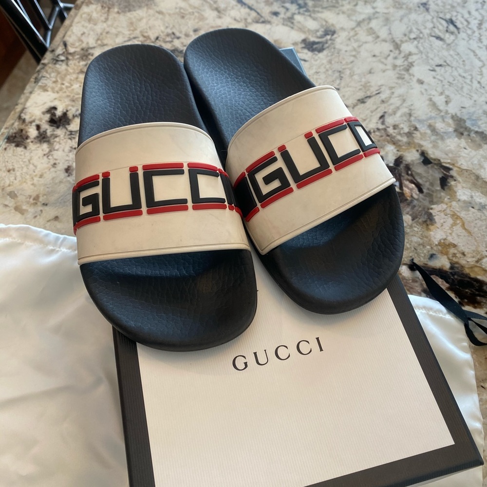 Authentic Gucci Unisex Slides